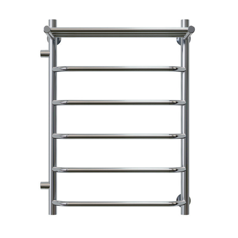 Изображение товара Водяной полотенцесушитель Aringa Римини с полкой боковое подключение 50 см хром