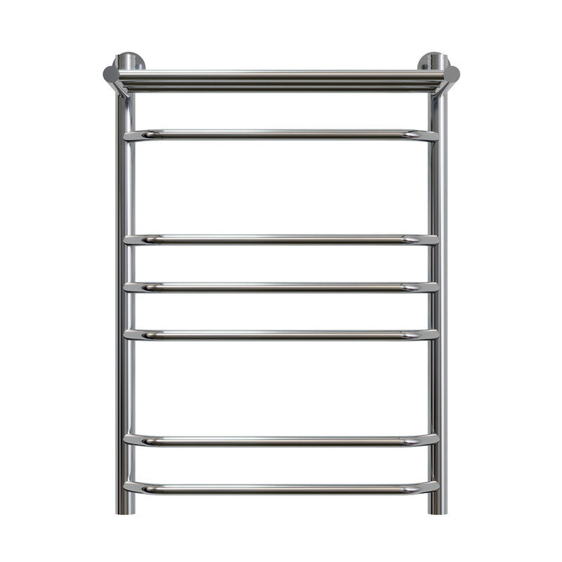 Изображение товара Водяной полотенцесушитель Aringa Лана 50x80 см с полкой хром встроенный монтаж