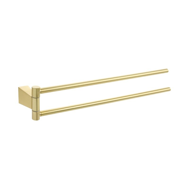 Изображение товара Полотенцедержатель Fixsen Trend Gold FX-99002A двойной, 38 см, золото матовое