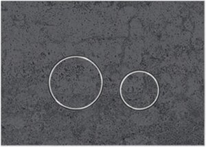 Изображение товара Клавиша KKPol Vitrum Grande V1 Orbis 350/PPK/419-00-03, Quartz, механическая, цвет Pietra Antracite, ободки хром