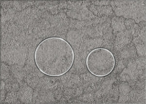 Изображение товара Клавиша KKPol Vitrum Grande V1 Orbis 350/PPK/421-00-03, Quartz, механическая, цвет Pietra Grigia, ободки хром