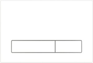 Изображение товара Клавиша KKPol M16 механическая белая для унитаза