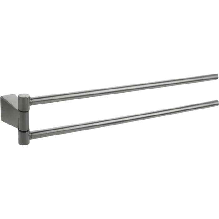 Изображение товара Полотенцедержатель Fixsen Trend Graphite FX-98002A двойной 38 см черный графит