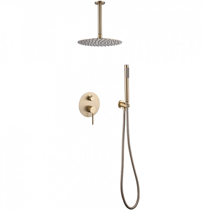 Изображение товара Душевая система Abber Emotion AF8821G золото матовое