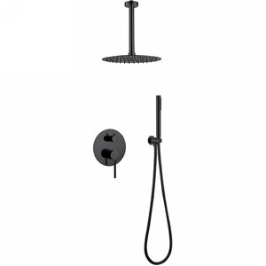 Изображение товара Душевая система Abber Emotion AF8821B, цвет черный матовый