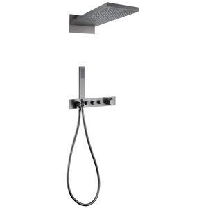 Изображение товара Душевая система Abber Rund AF8752NG, термостатическая, с внутренней частью, цвет никель