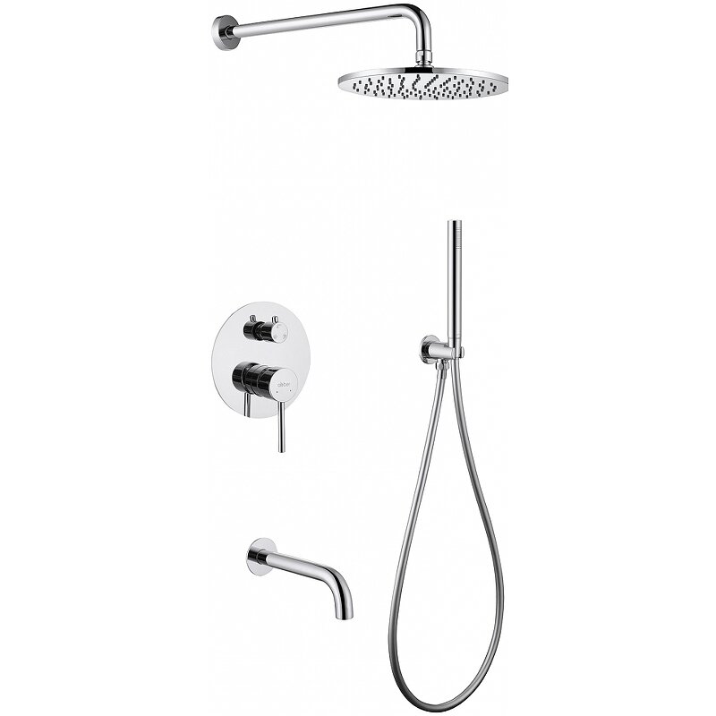 Изображение товара Душевая система Abber Wasser Kreis AF8117 хром Изображение товара Душевая система Abber Wasser Kreis AF8117 хром