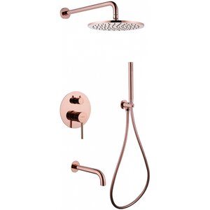 Изображение товара Душевая система Abber Wasser Kreis AF8117RG, цвет розовое золото
