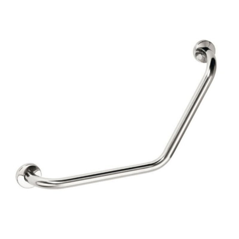 Изображение товара Угловой поручень из нержавеющей стали 40 см для безопасных санузлов