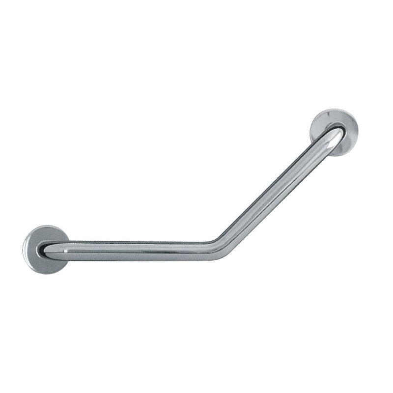 Изображение товара Поручень Nofer, угловой, 40 см, цвет нержавеющая сталь матовая, 15161.S