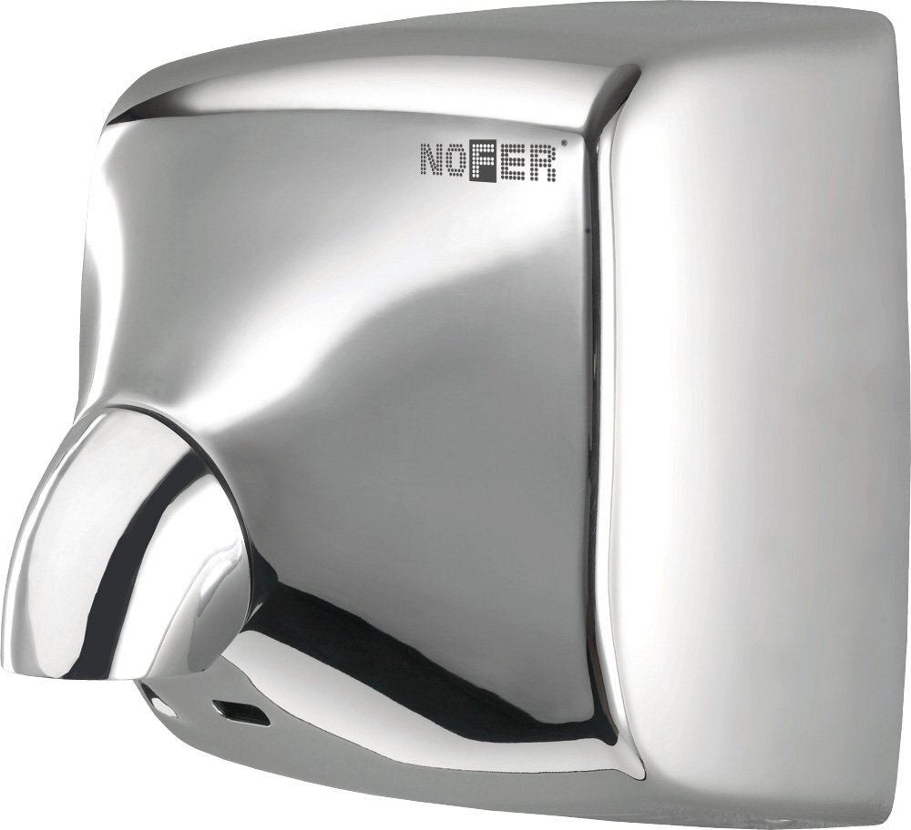 Изображение товара Сушилка для рук Nofer Windflow 01151.B, 2450 Вт, хром