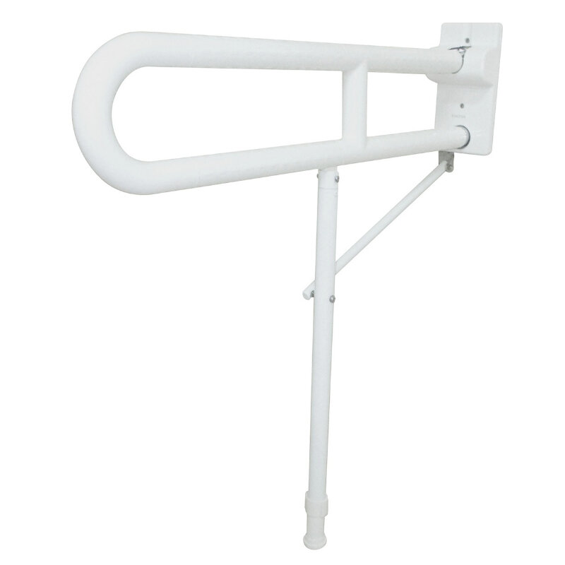 Изображение товара Поручень Nofer 15206.NBA Полукруглый белый с нейлоновым покрытием 80 см