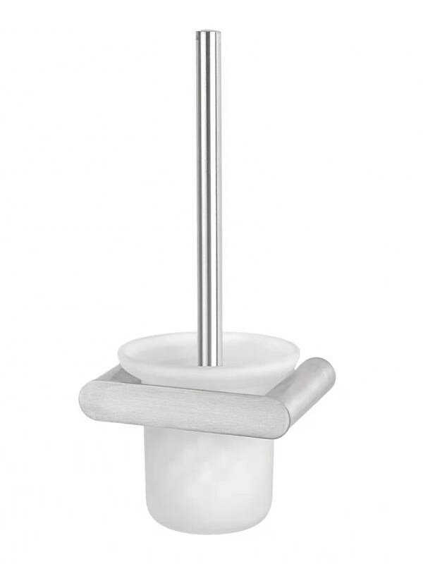 Изображение товара Ершик для унитаза Nofer Verona 16877.B Настенный глянцевый нержавеющая сталь