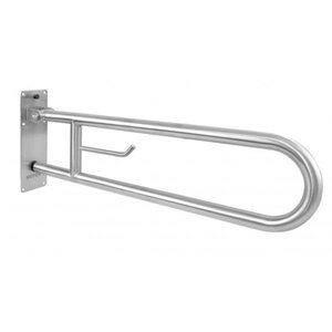 Изображение товара Поручень полукруглый Nofer из нержавеющей стали белый 15051.85.W