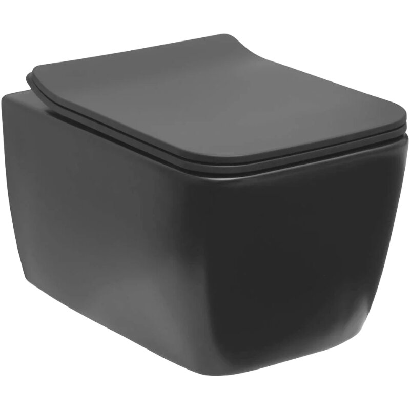 Изображение товара Подвесной унитаз Allen Brau Liberty 2, безободковый, цвет антрацит, 4.33007.AN