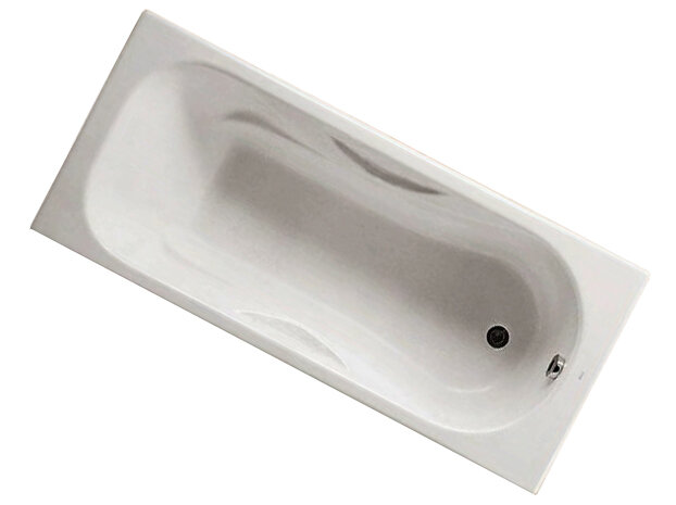 Изображение товара Чугунная ванна Roca Malibu 170x75 см без ручек белая Испания