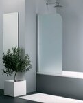 Шторка для ванны Provex Elegance 0001 KE 28 SC, стекло матовое - фото 1