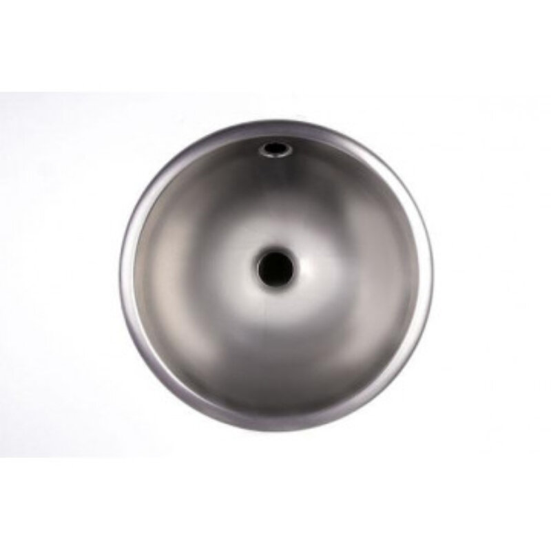 Изображение товара Раковина Nofer, 35 см, цвет нержавеющая сталь матовая, 13029.RS.PLANA