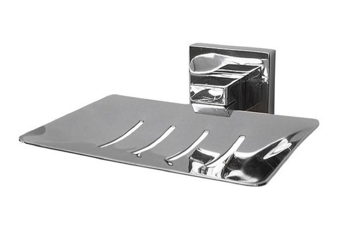 Изображение товара Мыльница Nofer Niza 16855.B, цвет нержавеющая сталь глянцевая Изображение товара Мыльница Nofer Niza 16855.B, цвет нержавеющая сталь глянцевая