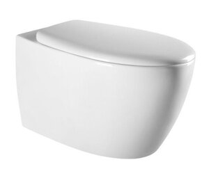 Изображение товара Унитаз подвесной Art&Max Imola AM217CHR/SC, безободковый, сиденье микролифт, белый