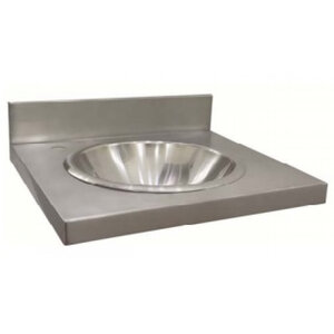 Изображение товара Раковина Nofer Wash 13071.1.S 55 см, нержавеющая сталь, матовая, угловая