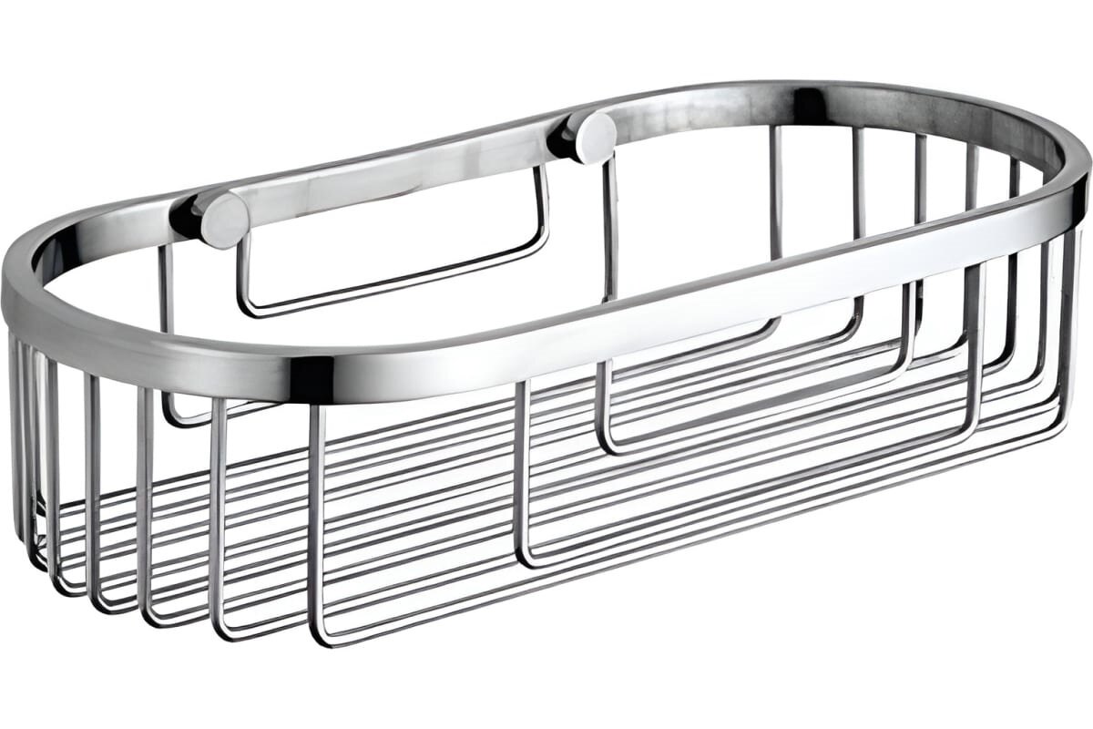 Изображение товара Полка для ванной комнаты Nofer, цвет нержавеющая сталь матовая, 09064.S