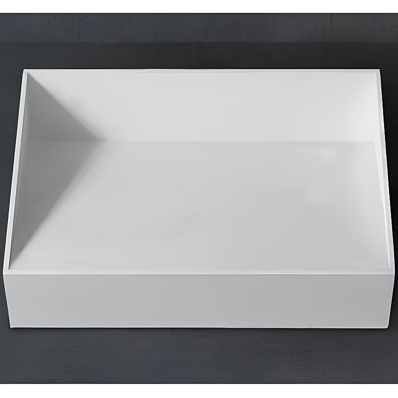 Изображение товара Раковина Abber Stein AS2623 60 см из искусственного камня белый матовый