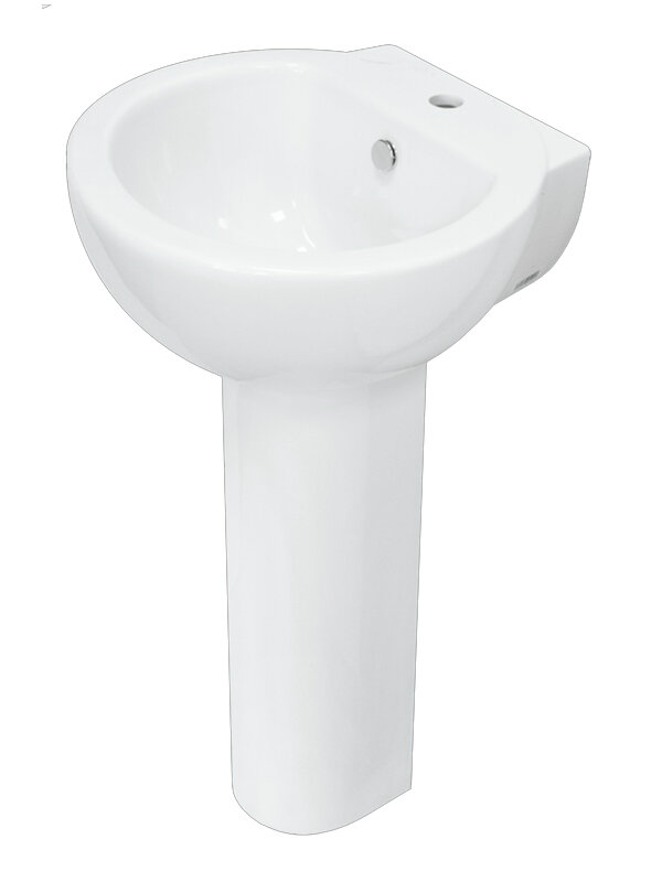 Изображение товара Раковина Sanita Luxe ArtLuxe 50 см с отверстием и переливом белая