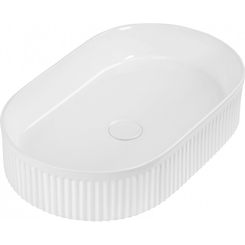 Изображение товара Раковина Abber Bequem AC2116 57.5x36 см белая накладная фаянс