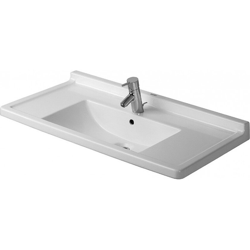 Изображение товара Раковина Duravit Starck 3 85x48,5 см фарфор дизайнерская Германия