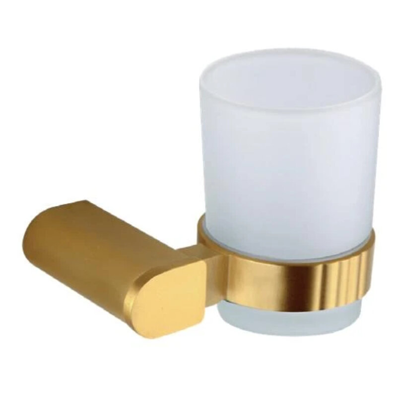 Изображение товара Стакан для зубных щеток Nofer Capri золото матовое настенный 16231.G