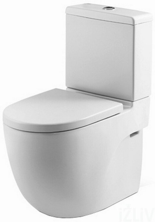 Изображение товара Напольный унитаз Roca Meridian-N Compact белый с каскадным сливом