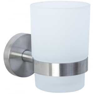 Изображение товара Стакан для зубных щеток Nofer Niza 16861.B, цвет нержавеющая сталь глянец