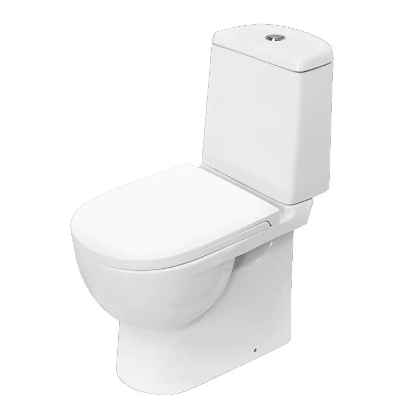 Изображение товара Напольный унитаз-компакт Sanita Luxe Best Comfort WC.CC/Best/2-DM/WHT.G/S1, крышка микролифт