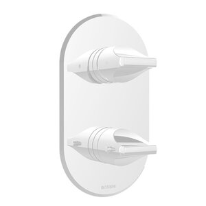 Изображение товара Смеситель для душа Bossini Apice Z00500.045, термостатический, на 2-5 потребителей, цвет белый матовый