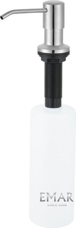 Изображение товара Дозатор встраиваемый для жидкого мыла Emar ЕД-401 Chrome 350мл, нержавейка, хром