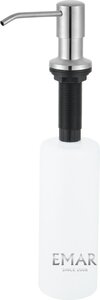 Изображение товара Дозатор встраиваемый для жидкого мыла Emar ЕД-401 Chrome 350мл, нержавейка, хром