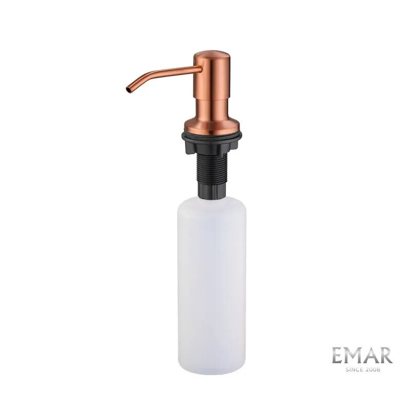 Изображение товара Встраиваемый дозатор жидкого мыла Emar медь ЕД-401D.PVD Coppery