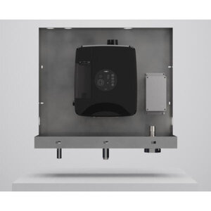 Изображение товара Сушилка для рук Nofer с дозатором и смесителем нержавеющая сталь 12053.CTS