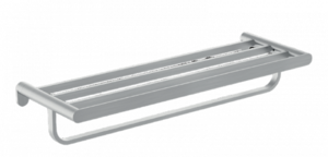 Изображение товара Полка для полотенец Nofer Verona 16843.B, 60 см, цвет нержавеющая сталь глянцевая