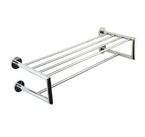 Изображение товара Полка для полотенец Nofer Niza 16854.B, 65 см, цвет нержавеющая сталь глянцевая