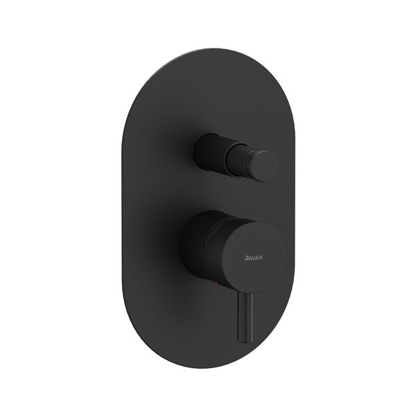 Изображение товара Смеситель для душа Ravak Espirit X070284 ES 061.20BLM.O2 черный матовый Изображение товара Смеситель для душа Ravak Espirit X070284 ES 061.20BLM.O2 черный матовый