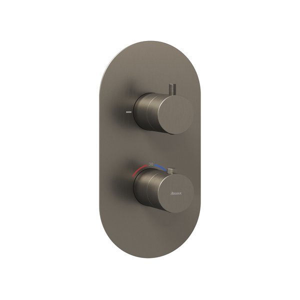 Изображение товара Смеситель для душа Ravak Espirit X070323 ES 063.20GB.O2 термостатический графит Чехия