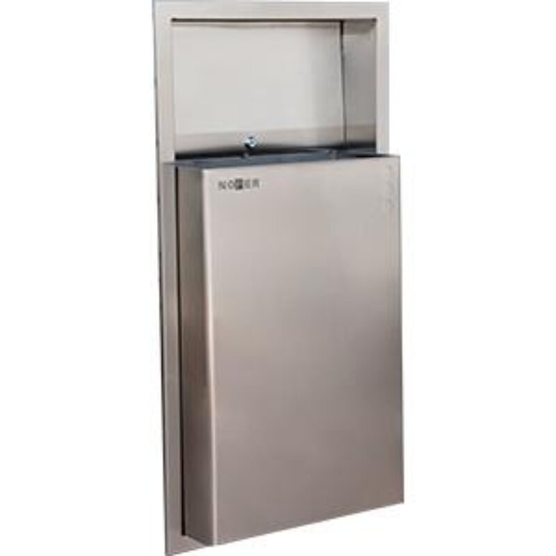 Изображение товара Контейнер для мусора Nofer 23 л, цвет нержавеющая сталь матовая, 14102.S