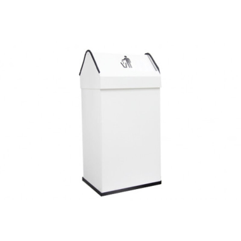 Изображение товара Контейнер для мусора Nofer 41 л, цвет белый, 14118.2.W