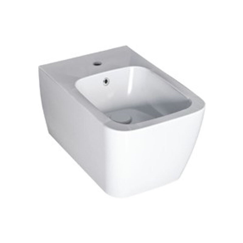 Изображение товара Биде Allen Brau Liberty 2 подвесное из фарфора, белое глянцевое, 36.7х51.8 см