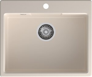 Изображение товара Кухонная мойка GranFest Urban из искусственного кварца белая 58х49 см