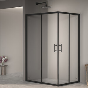 Изображение товара Душевой уголок RGW PA-146-B, 80 х 100 см, стекло прозрачное, черный, 020814680-14
