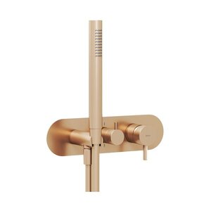 Изображение товара Смеситель для душа Ravak Espirit с душевым комплектом розовое золото