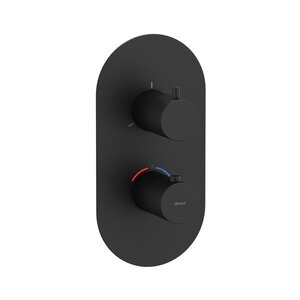 Изображение товара Смеситель для душа Ravak Espirit X070289 ES 067.20BLM.O3, термостатический, черный матовый